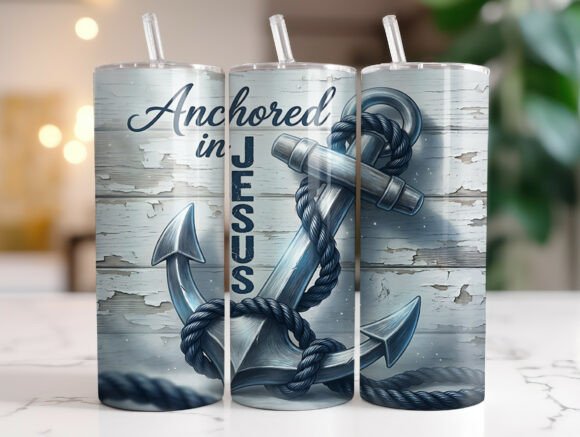Anchored in Jesus Tumbler Wrap