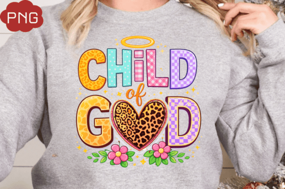 Child of God PNG for Christian Branding