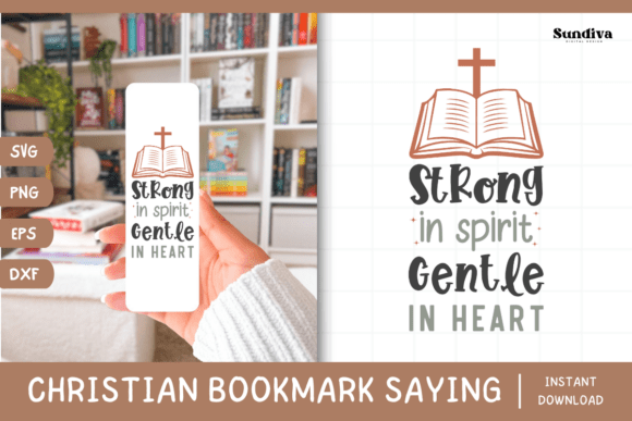 Christian Bookmark Saying SVG 6