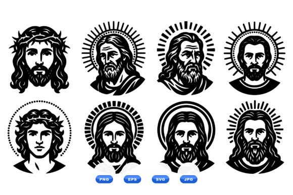 Christian Icon SVG Illustrations