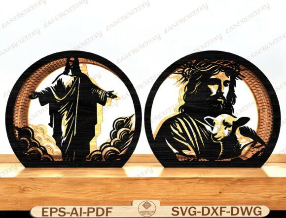Christian Lantern Layered Laser Cut File