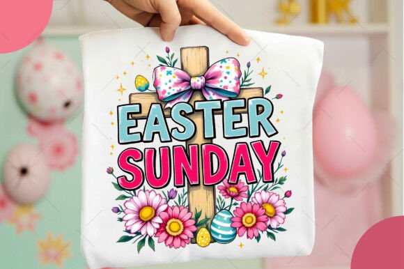 Easter Sunday Christian Cross PNG