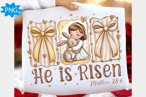 He is Risen PNG Illustrations for Branding and Marketing