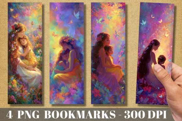 Heavenly Jesus Cross Clouds Art Bookmark Print Templates