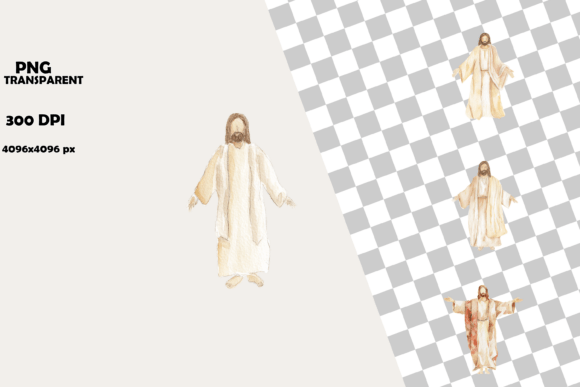 Jesus Christ Figure Clipart for Easter — Crafts