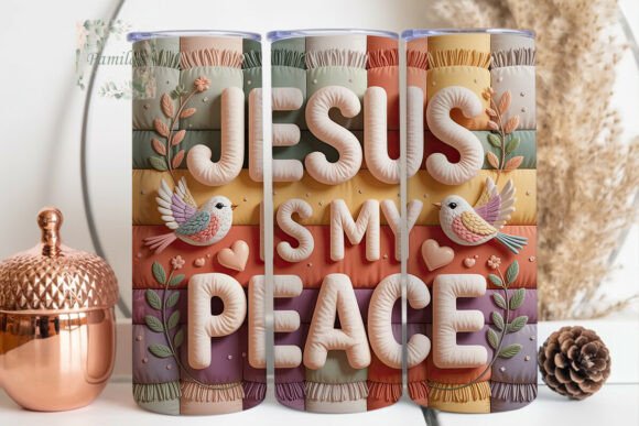 Jesus is My Peace Tumbler Wrap