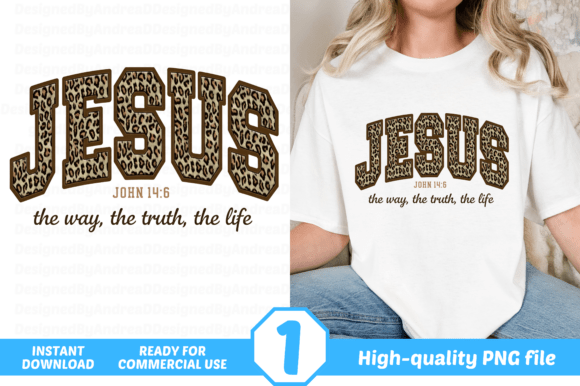 Jesus Jhon 14 6 Religious Illustrations