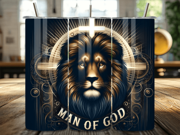 Majestic Lion Faith Jesus Tumbler Wrap