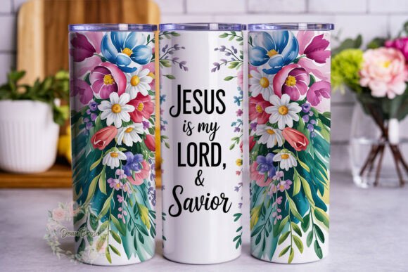 Vibrant Floral Tumbler Wrap